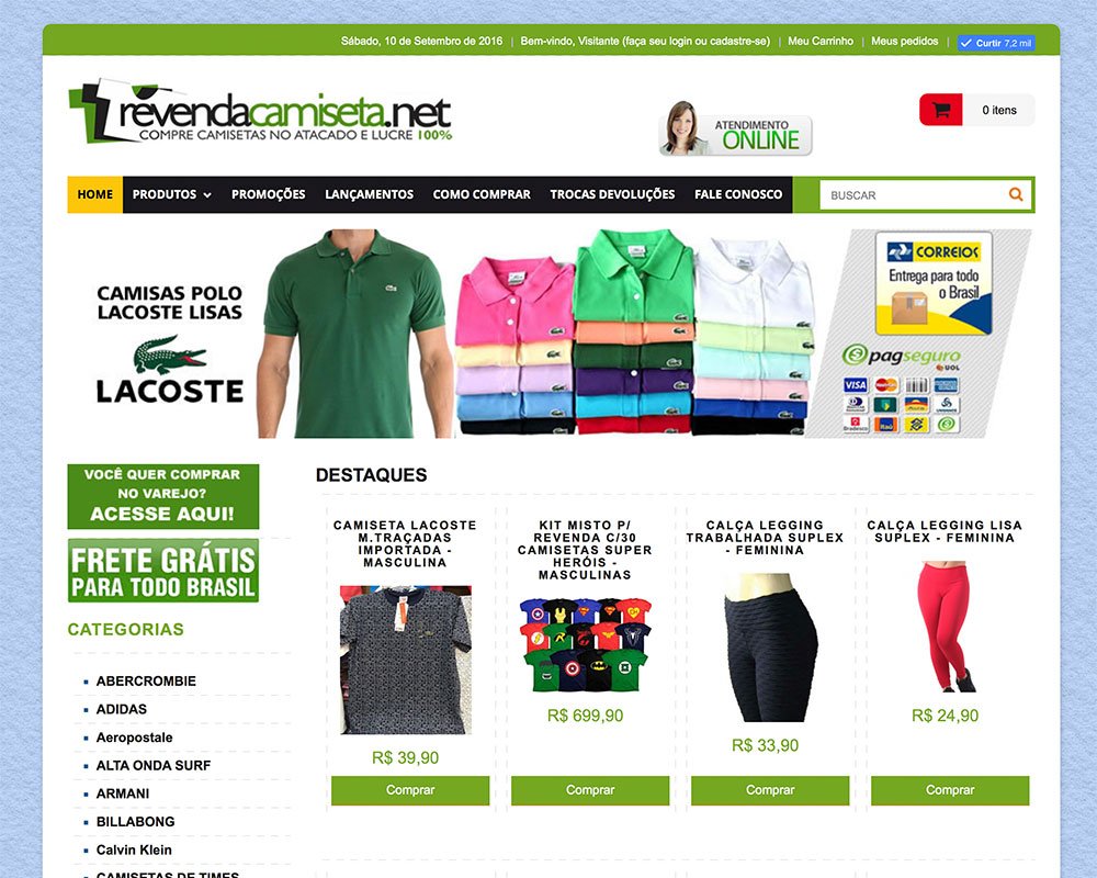 Revenda Camiseta.net